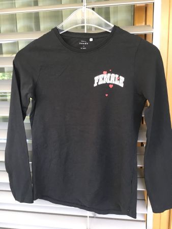 Shirt langarm Gr. 146/152 von name it