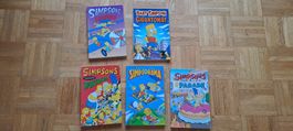 4 dicke Simpsons und 1 Bart Simpsons Comics (s. auch Hefte)
