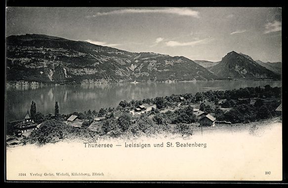 Ansichtskarten: Leissigen /Thunersee, Teilansicht mit St – Gebraucht aus Berlin von bartko-reher