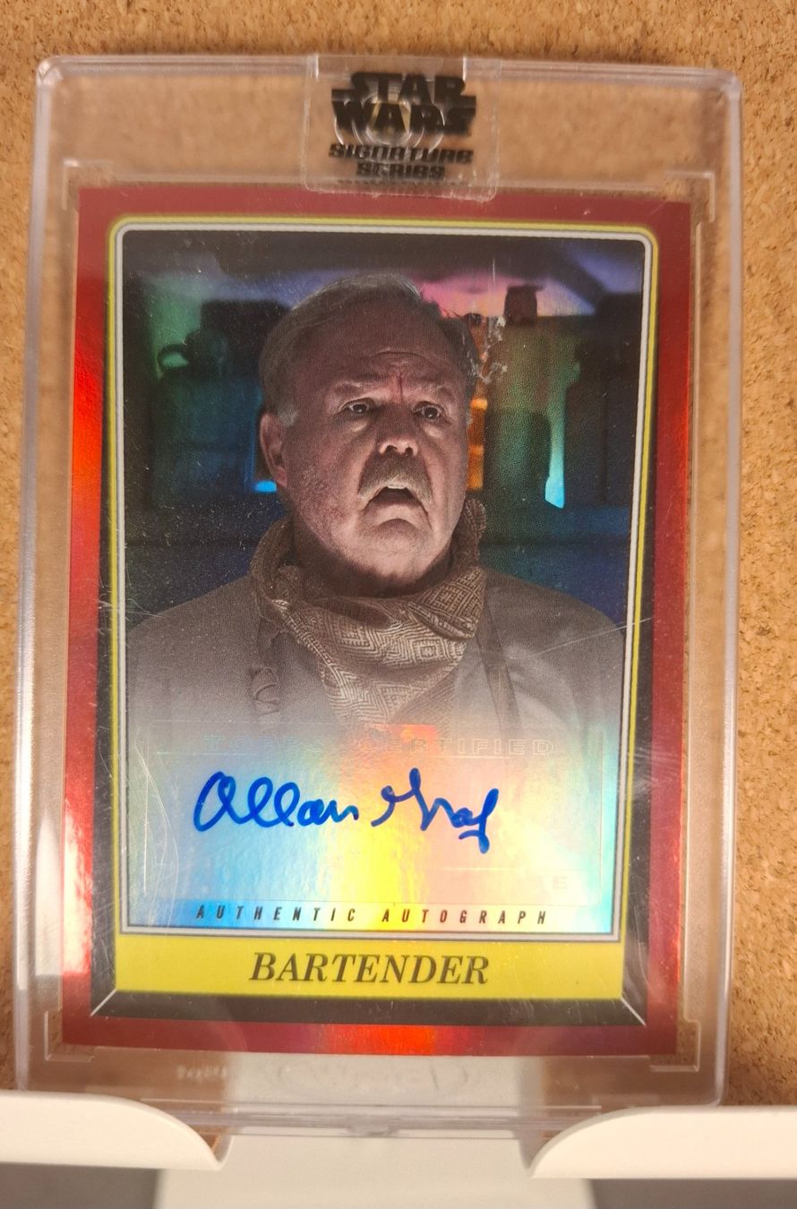 Sammelbilder & Trading cards: Authentic Autograph Card - Allan Graf (Bartender) – Gebraucht aus Safenwil von Diclaro