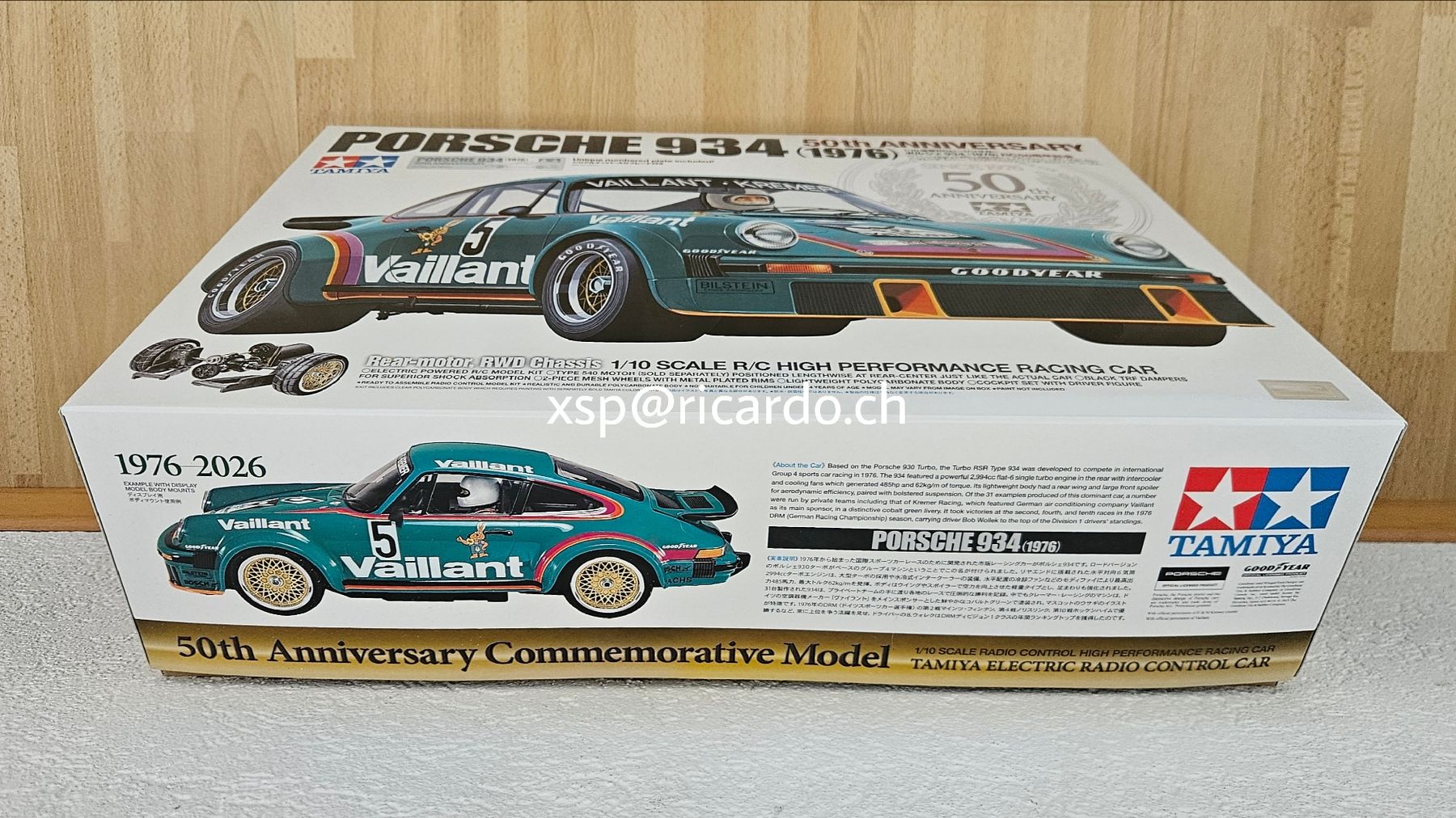 Tamiya Modellismo RC: Tamiya Porsche 934 50th Anniversary – Nuovo e nell'imballaggio originale da Täuffelen venduto da Xsp 2