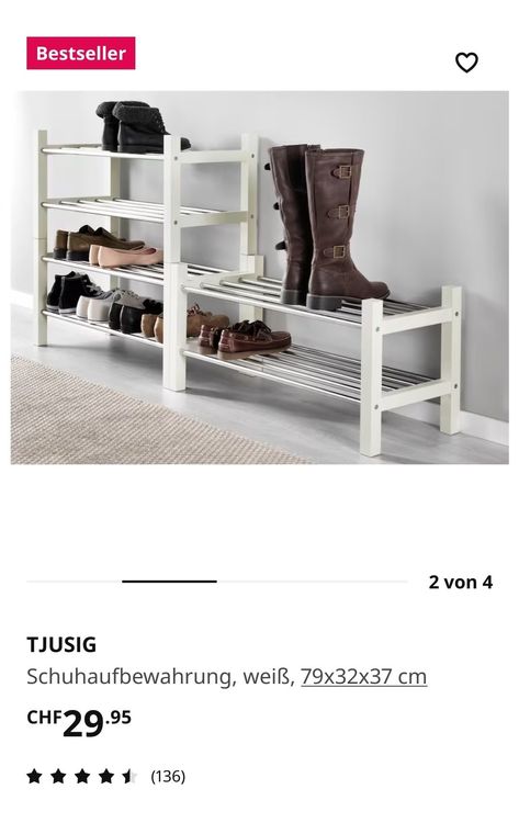 IKEA Tjusig weiss  Kaufen auf Ricardo