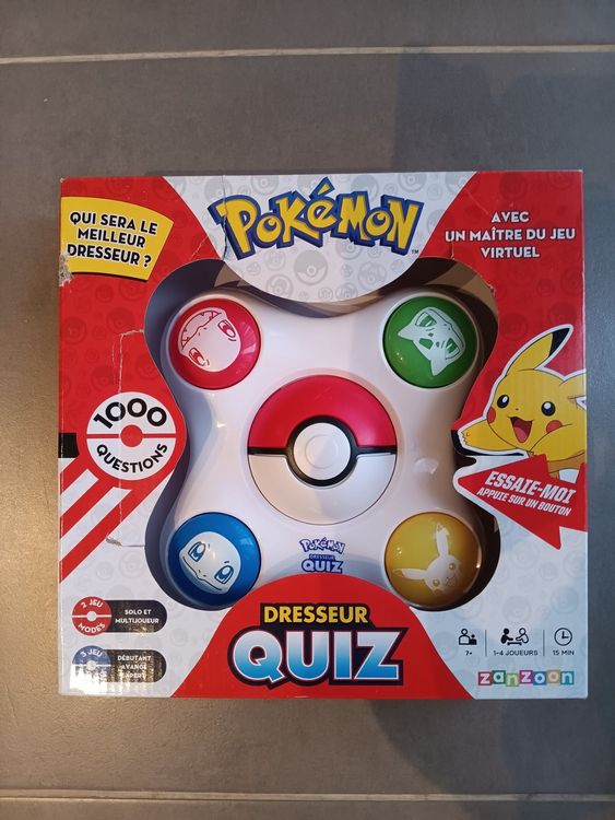 Bandai Pokémon Dresseur Quiz Jeu électronique interactif parle français