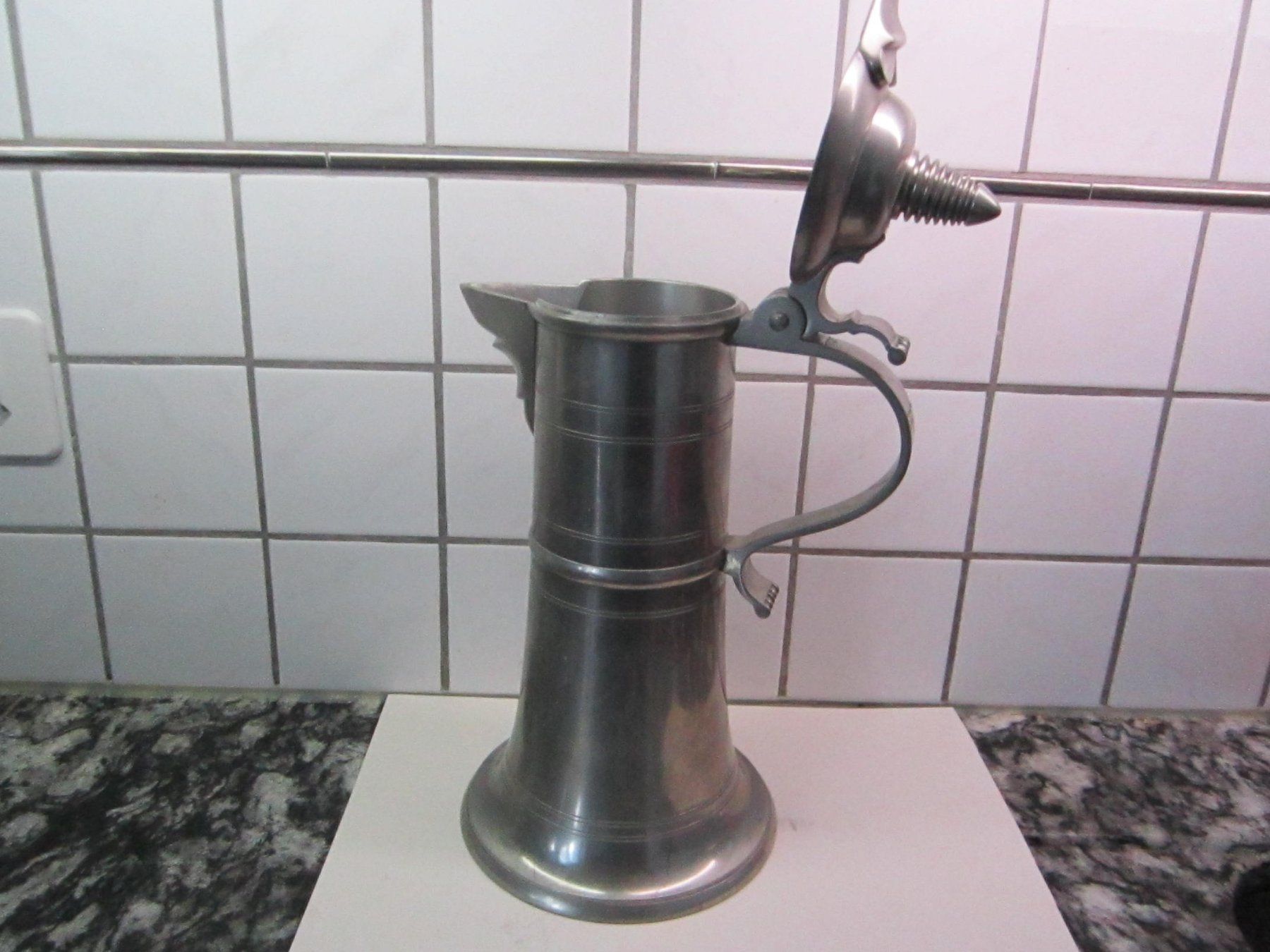 Caraffe: Antiker-Zinn-Krug. – Usato da Mellingen venduto da Wupper 1
