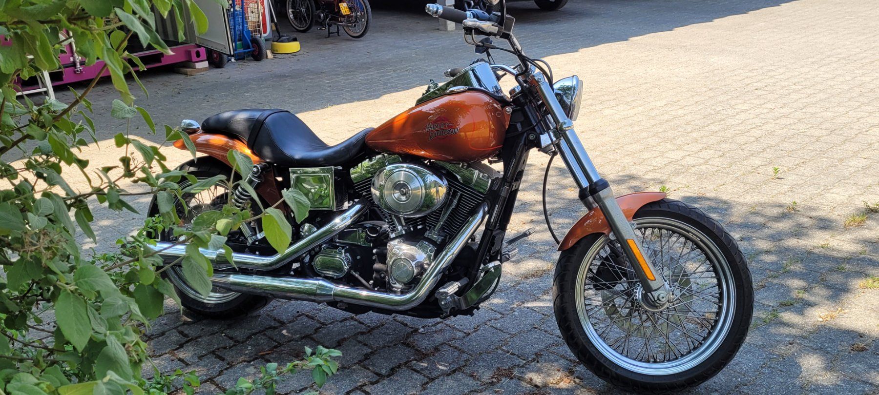 Harley-Davidson Strada: Harley Davidson FXDWG – Usato da Hirschthal venduto da baltimore5 3