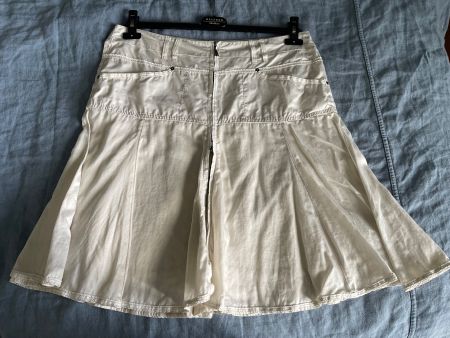 NILE Jupe eierschalenfarben, Gr. L, 100% Baumwolle
