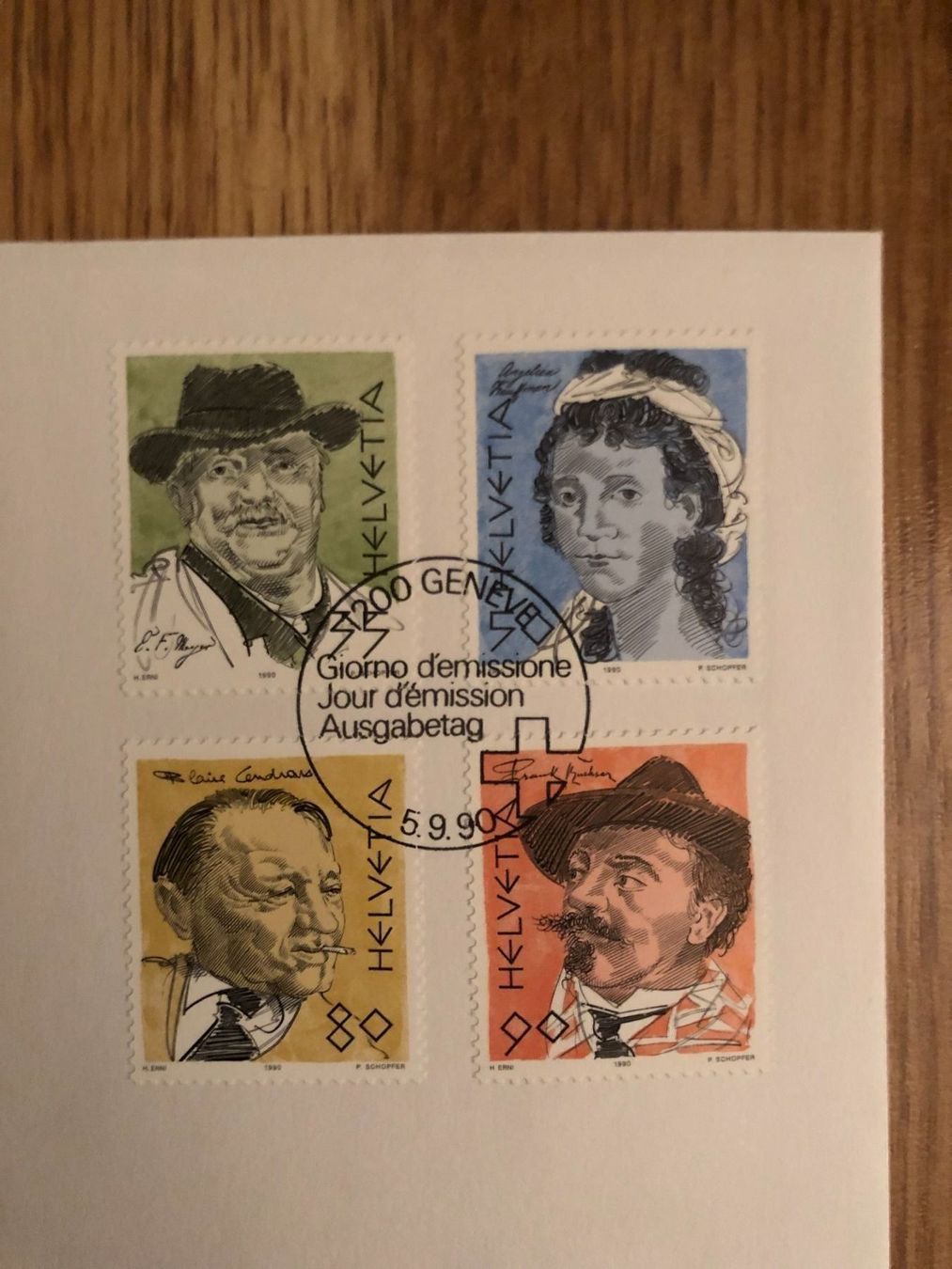Tutti i francobolli: FDC Portraits 5.9.90 – Nuovo (secondo la descrizione) da Landquart venduto da interesse63 1