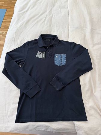 Diesel Langarm-Poloshirt / Gr. 16 J. / NEU