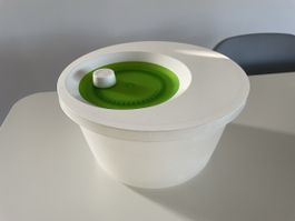 Salatschleuder zum trocknen von gewaschenen Salat