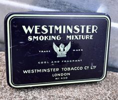 BLECHDOSE Westminster Smoking Mixture MADE IN SWITZERLAND
