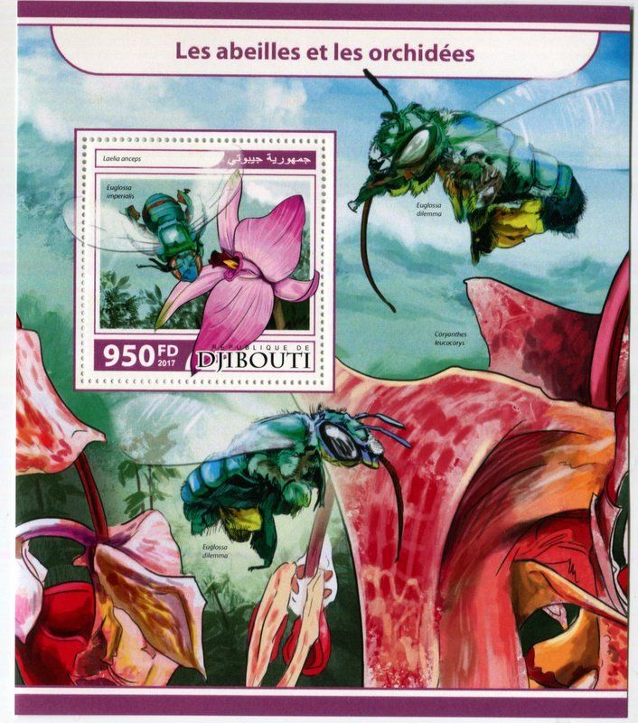 Tutti i francobolli: Block "Bienen". Dschibuti. – Nuovo e nell'imballaggio originale da Basel venduto da Butsch5