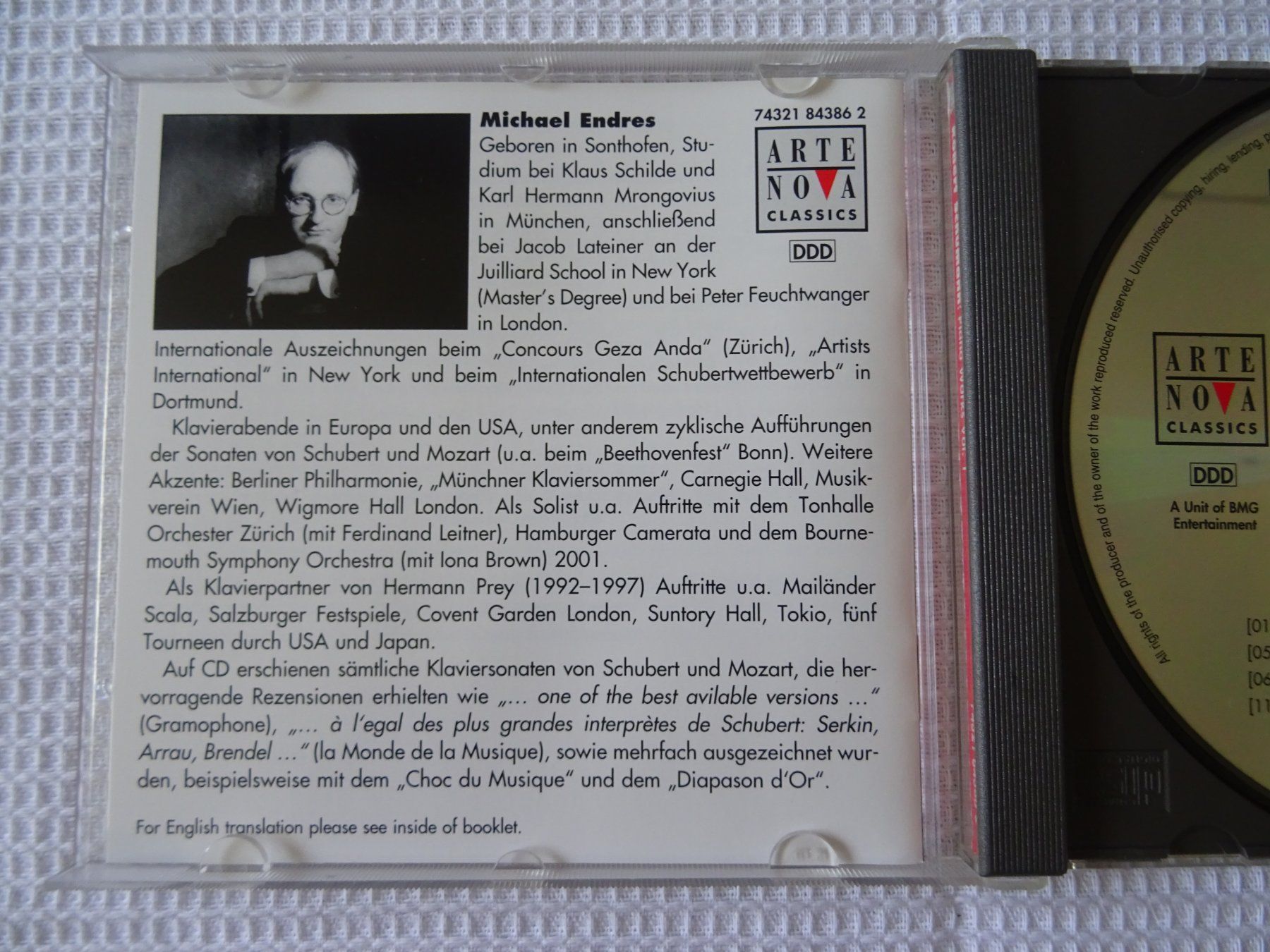 CD: Robert Schumann, Klavierwerke, Vol.1 – Usato da Bilten venduto da Bora3 3