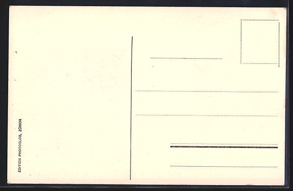 Cartoline postali: Beckenried, Ortsansicht mit See und Berg – Usato da Berlin venduto da bartko-reher 1
