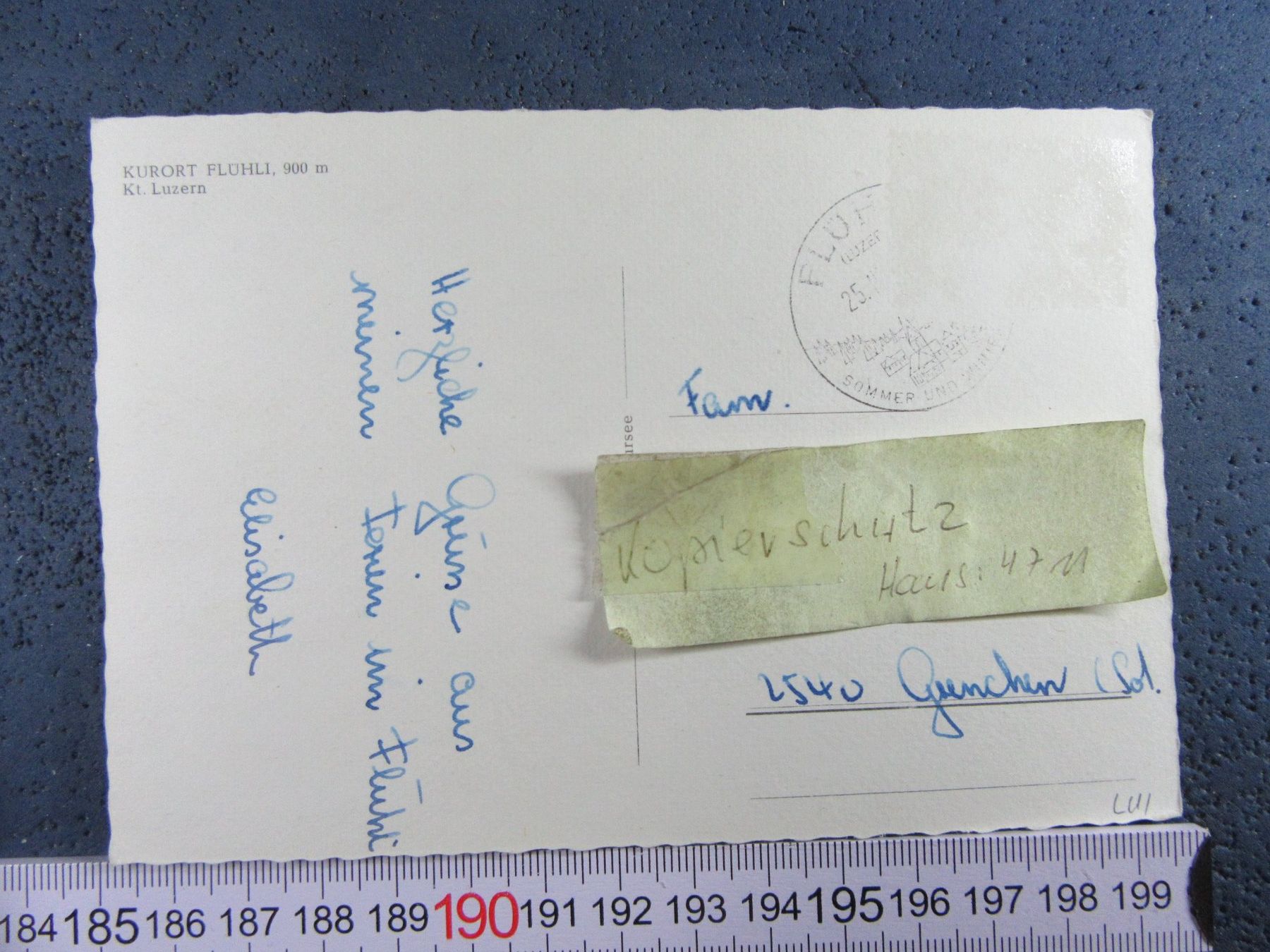 Cartoline postali: FLHLI KURORT LU AK – Usato da Ettingen venduto da Hausi4711 2