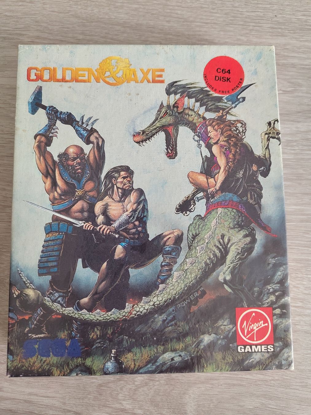 Giochi: Golden Axe C64 / Commodore 64 inkl. Poster – Usato da Schachen LU venduto da retrogamer