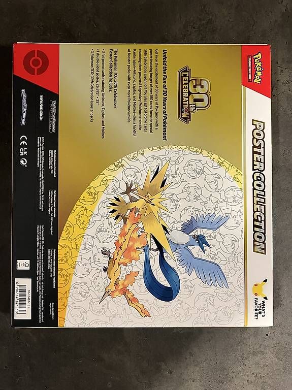 Cartes à collectionner: Pokemon poster collection 30 – Neuf avec emballage d'origine à Cademario par Signo123 1