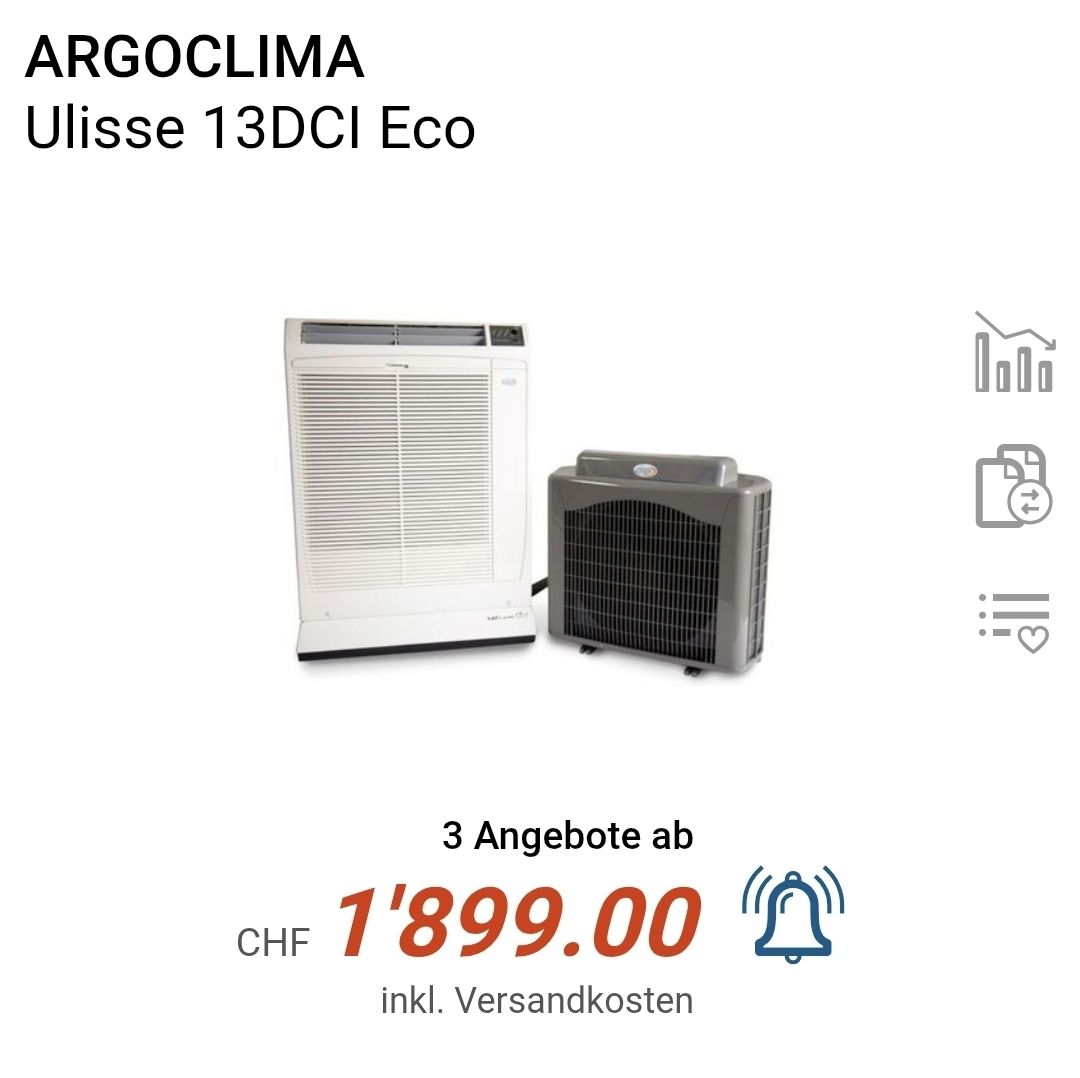 Klimageräte: Mobile Split Klimaanlage Ulisee 13 DCI Eco CH – Defekt aus Kehrsatz von Ber-Belp 7