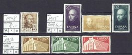 Spanien 1948/55/56 postfrisch**