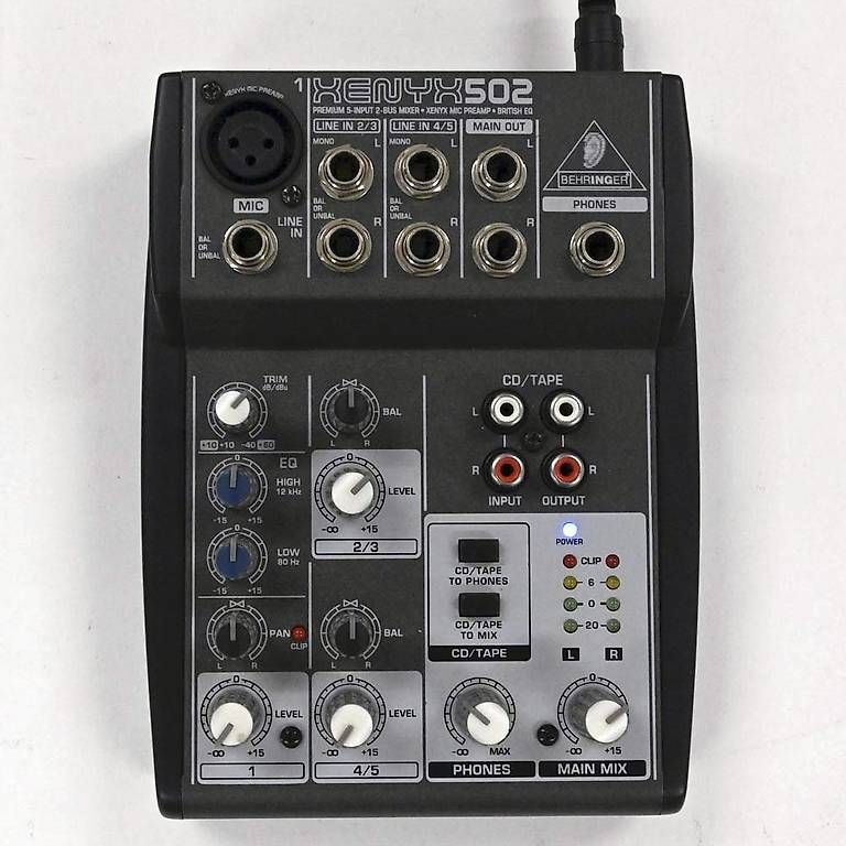 Console di mixaggio: Mini-Mischpult Behringer XENYX502 – Usato da Kloten venduto da Primus_Krieger 1