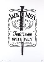 Death, Jack Daniel’s 50ml, limitierter Kunstdruck