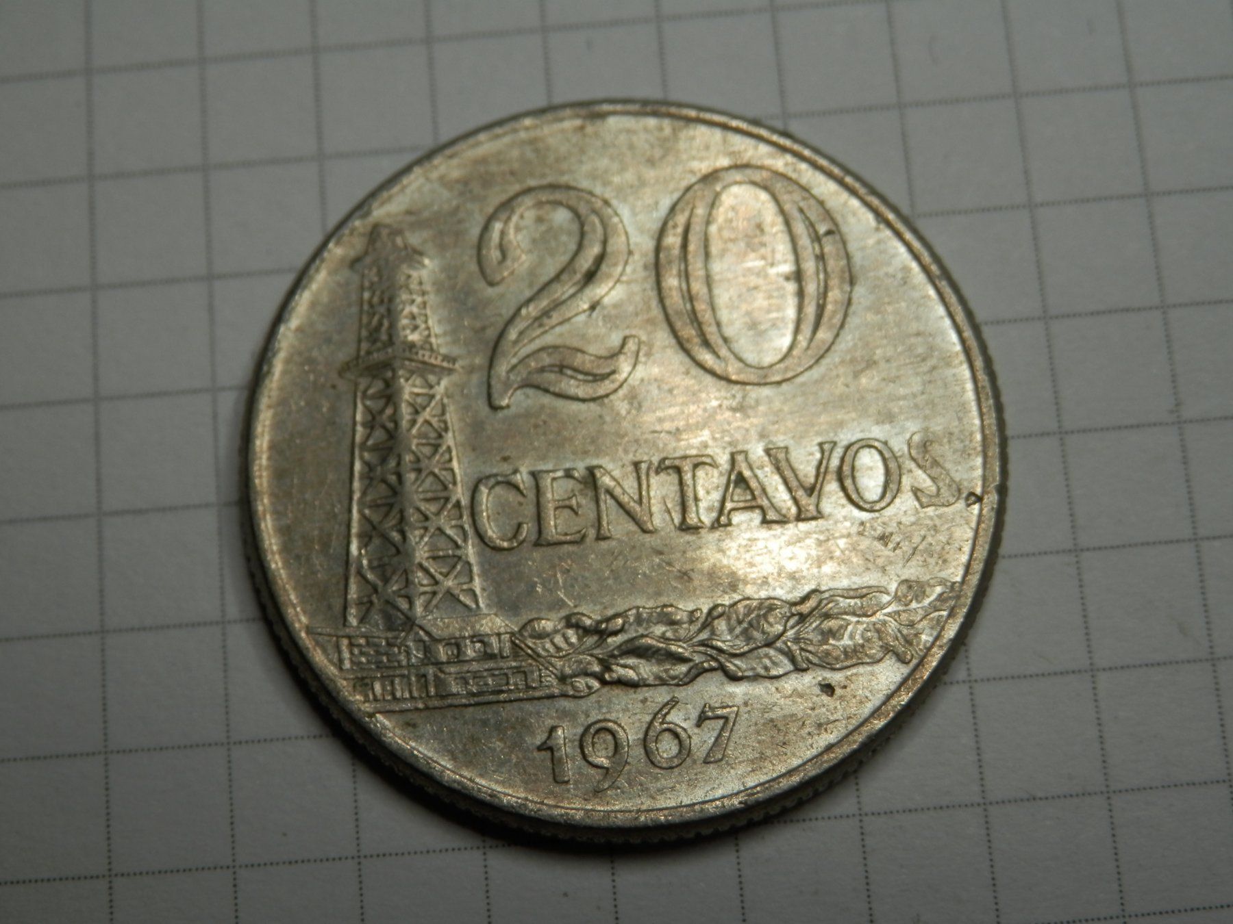 Tutti le monete: Brasilien  20 Centavos, 1967 – Usato da Weiach venduto da weiach81 1