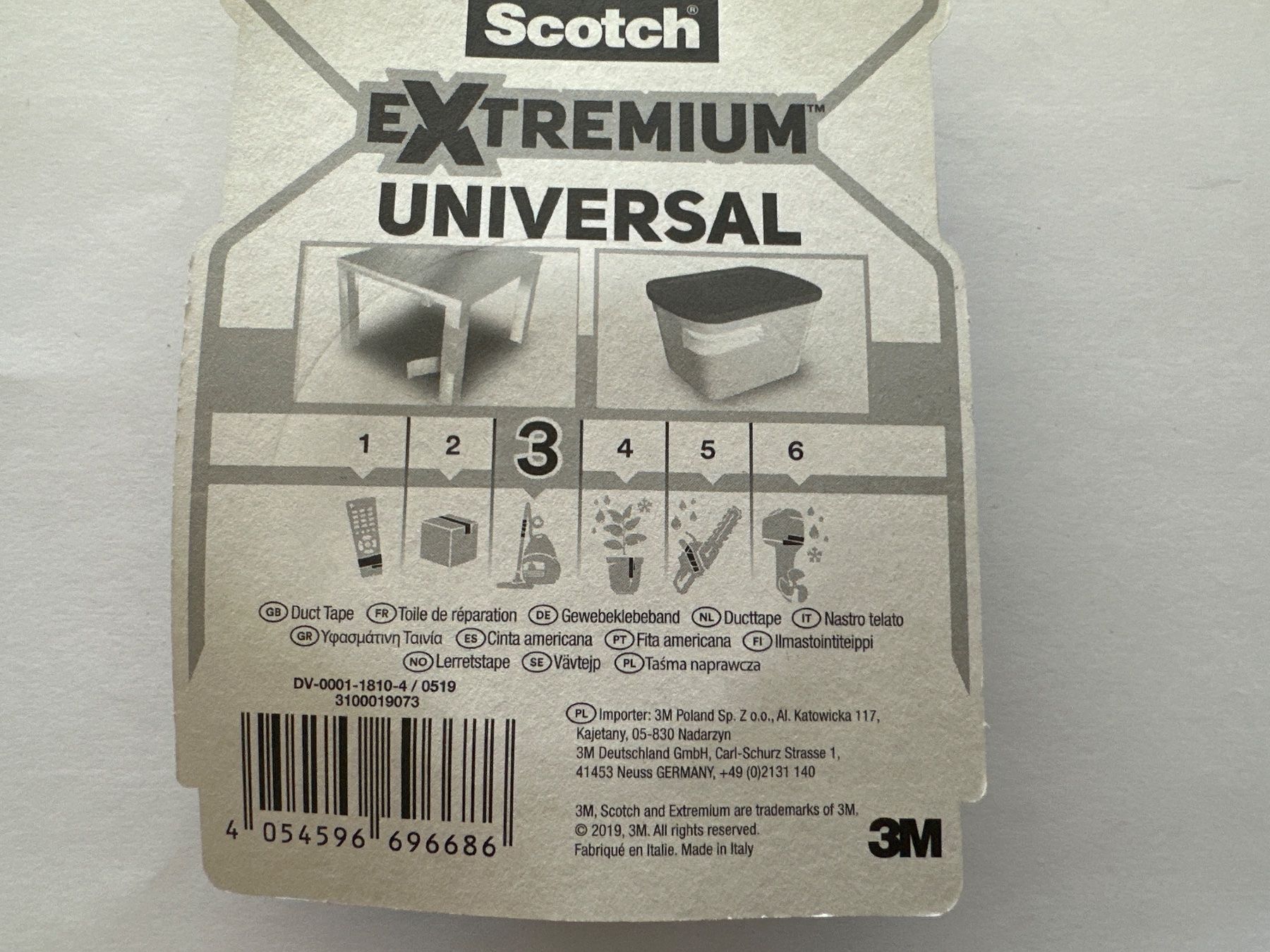 Altro materiale per ufficio: Scotch extremium Gewebeklebeband – Nuovo e nell'imballaggio originale da Necker venduto da liq24 3