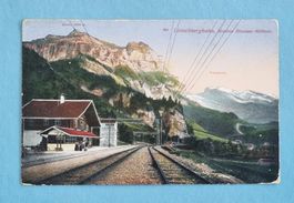 Lötschbergbahn - BLS - Station - Bahnhof -  Blausee-Mitholz