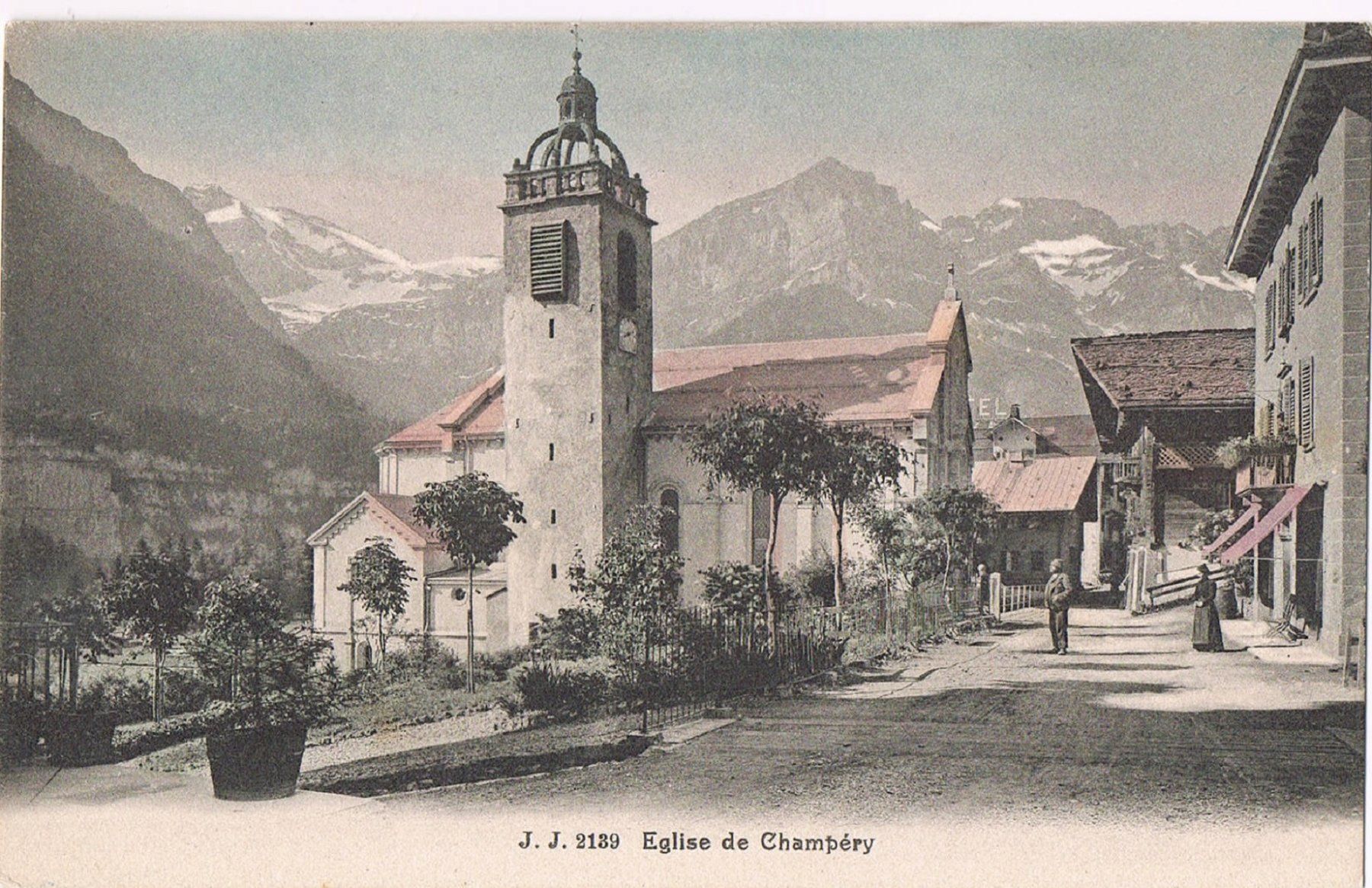Cartoline postali: Champéry Eglise – Usato da Buchs AG venduto da Baerfisch