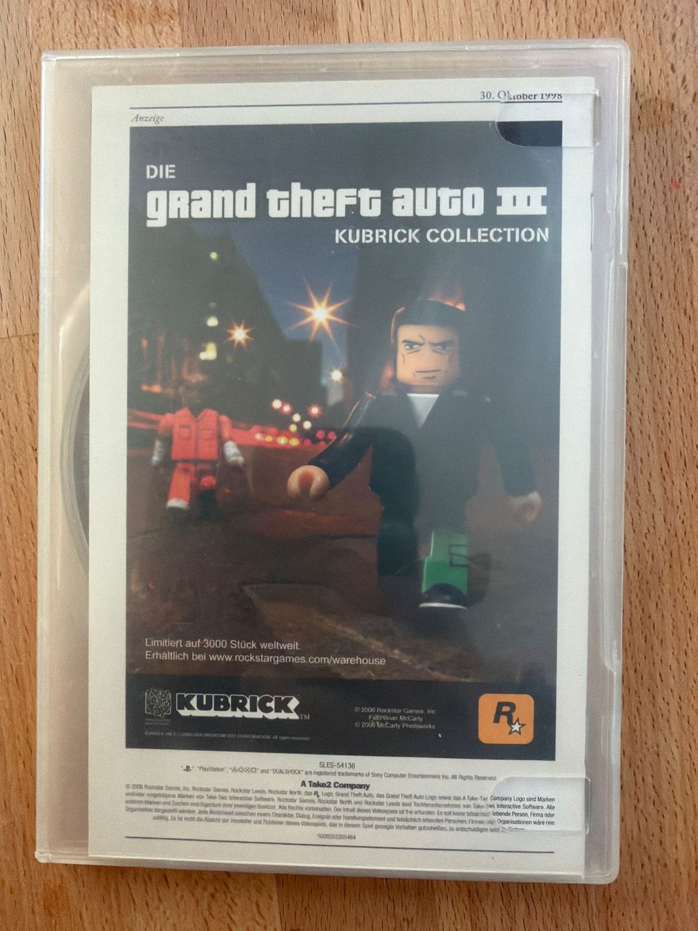 Giochi: Playstation 2 PS2 - GTA 3 - Kubrick Collection – Usato da Wabern venduto da Christianutz