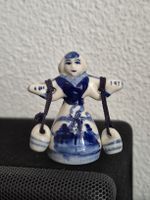 Vintage Delfter Blau Figur – Holländisches Mädchen