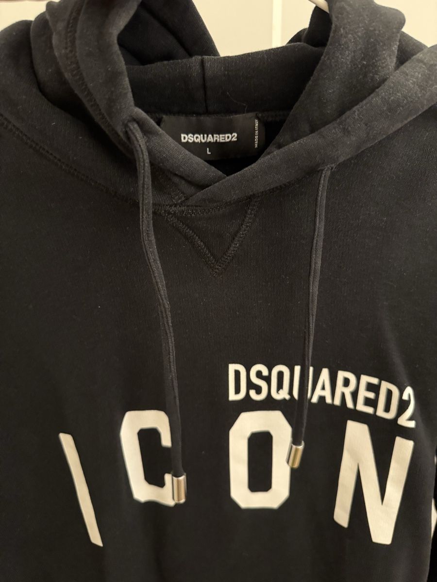 Dsquared2 Maglioni & Felpe: Dsquared2 Icon Kapuzenpullover in Schwarz Grösse L – Usato da Zürich venduto da _Biia_92 2
