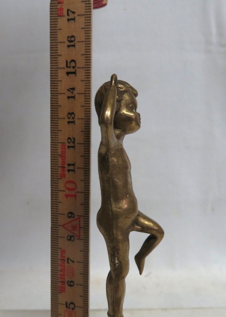 Statuette: Figur Statuette Skulptur Jüngling Messing – Usato da Tüscherz-Alfermée venduto da Newpad 3