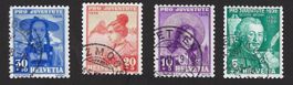 Série timbre Pro Juventute 1938 oblitéré