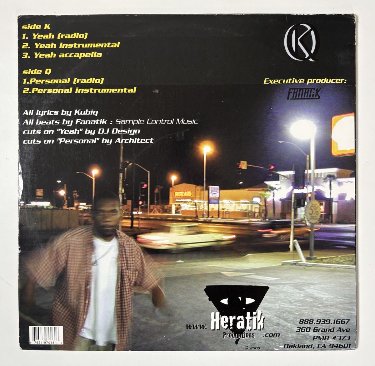 Schallplatten: KUBIQ - Yeah b/w Personal 12" VG+/VG+ – Gebraucht aus Neuchâtel von Deivid2 3