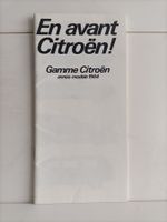 Brochure Citroen 1984 gamme (France)