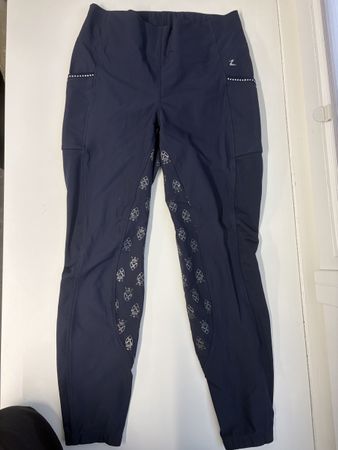 Reithose Horze dunkelblau mit Vollbesatz Grösse 42 neu