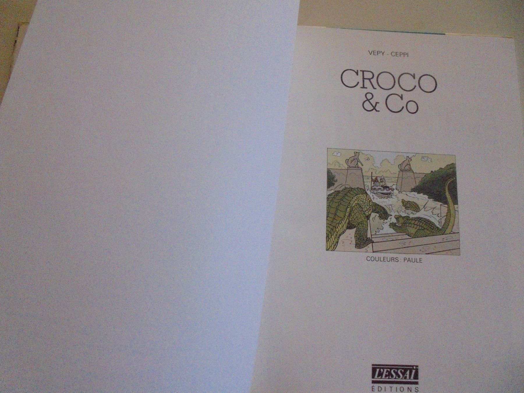 Comics: " Croco & Co " par Vepy et Ceppi. Edition originale 1986 – Gebraucht aus Eclépens von Consuelo 2