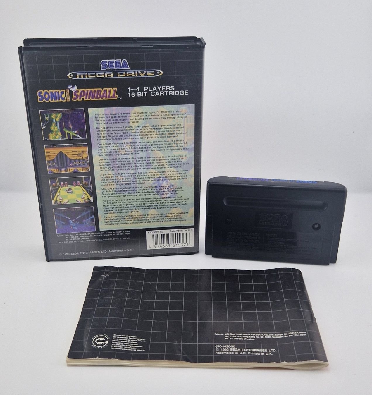 Sega Giochi: Sonic Spinball / Sega Mega Drive – Usato da Ollon VD venduto da sushi1224 1