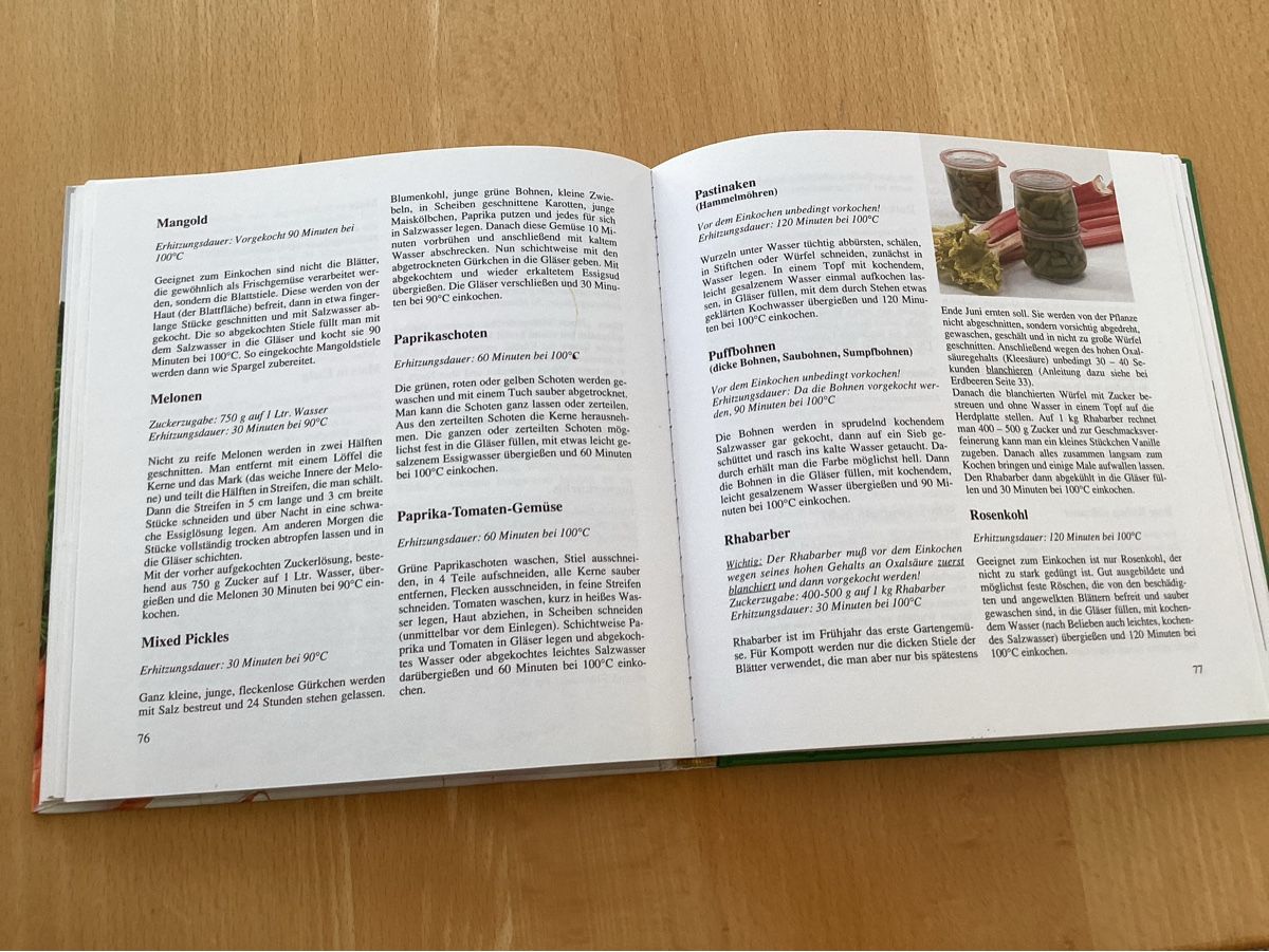 Livres: Weck -Einkochbuch – D'occasion à Wassen UR par SABDOM 2
