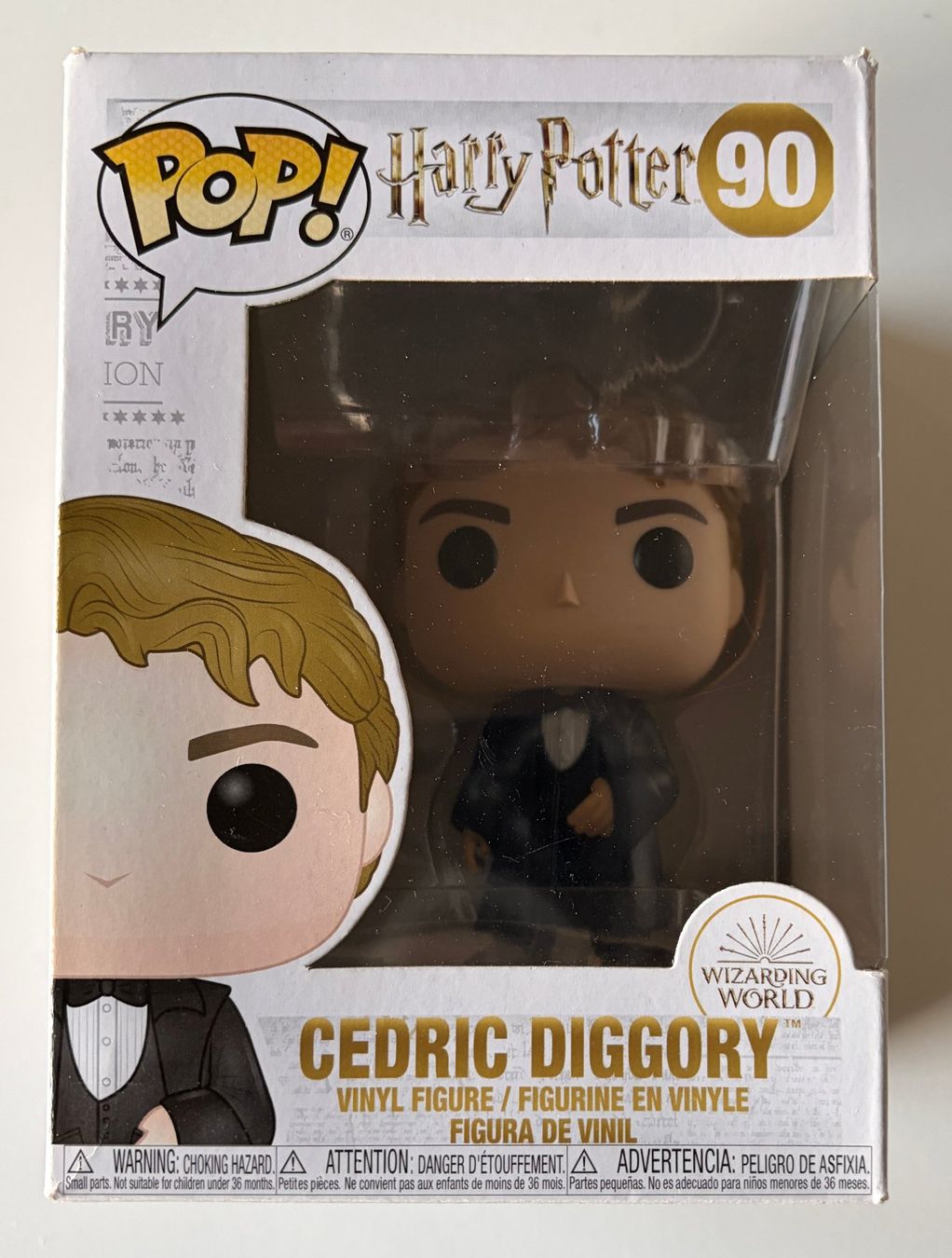 Funko Statuette: Funko Pop - Cedric Diggory - Yule Ball - 90 – Nuovo e nell'imballaggio originale da Grand-Lancy venduto da alf_8dk7