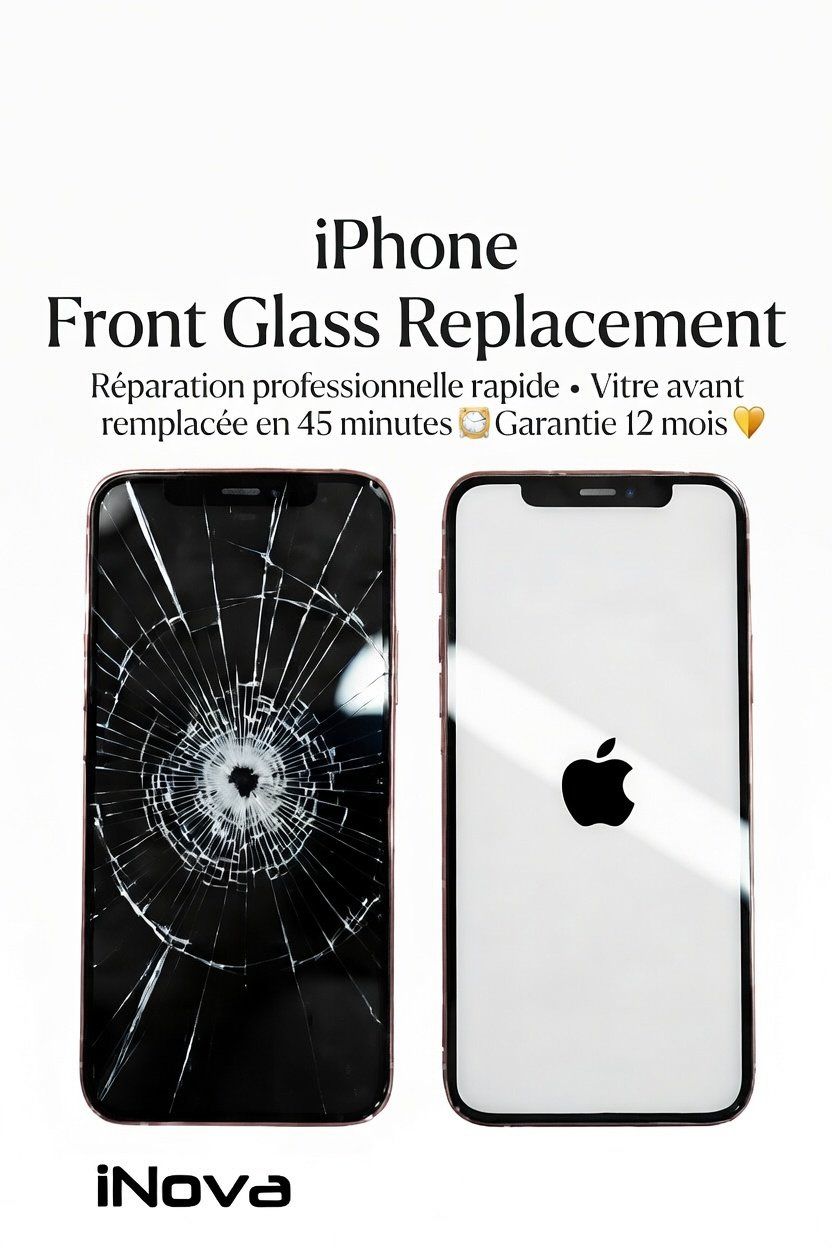 Apple Telefoni cellulari / Smartphones: iPhones & iWatches - Front Glass professionnal replacement – Nuovo e nell'imballaggio originale da Bouveret venduto da i_-Nova