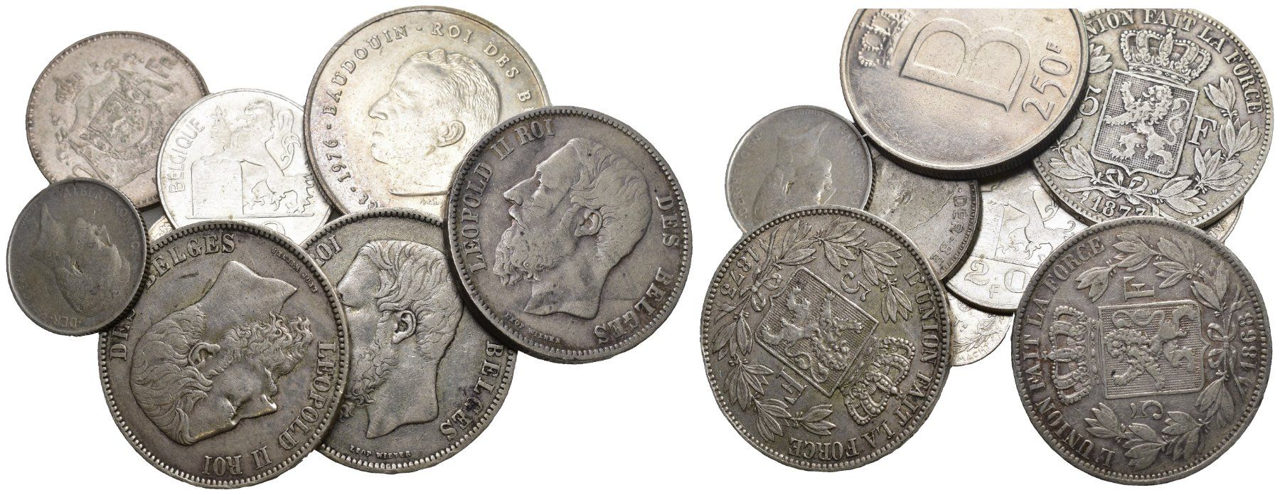 Toutes les monnaies: Belgien Lot Silber – D'occasion à Bern par numismatictops