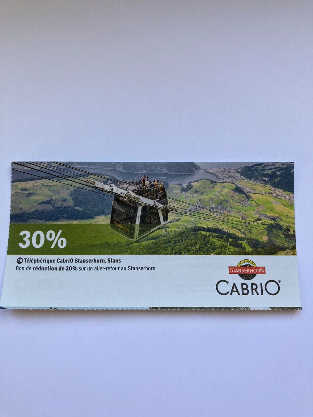 Buoni: Cabrio Stanserhorn  30% rabais – Nuovo (secondo la descrizione) da Bressaucourt venduto da lilitisha