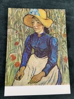 Postkarte Vincent van Gogh Paysanne au chapeau