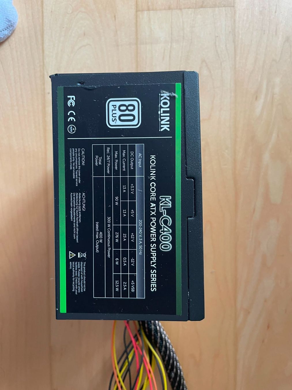 Componenti elettronici: Kolink Core KL-C400 ATX-Netzteil – Usato da Altstätten SG venduto da jan_8rpv