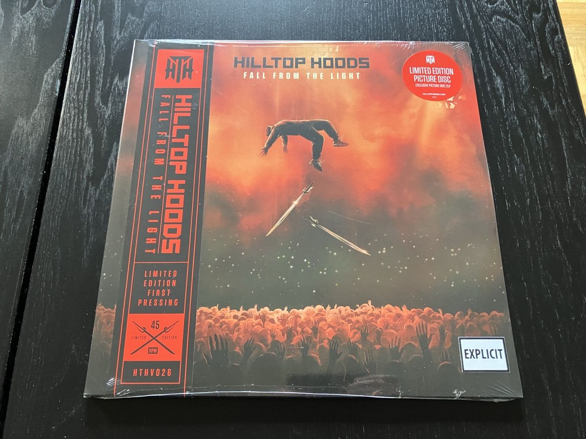 Dischi in vinile: Hilltop hoods LP - Falling From The Light Picture disc  – Nuovo e nell'imballaggio originale da Neuchâtel venduto da moonbourr