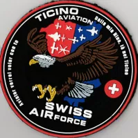 Schweizer Luftwaffe Patch - Ticino Aviation Sammlerstück!...