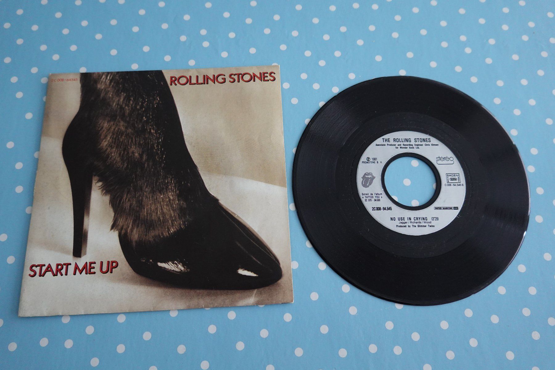 Dischi in vinile: Rolling Stones - Start Me Up Single Schallplatte Vinyl – Usato da Jona venduto da JOberg_25 1