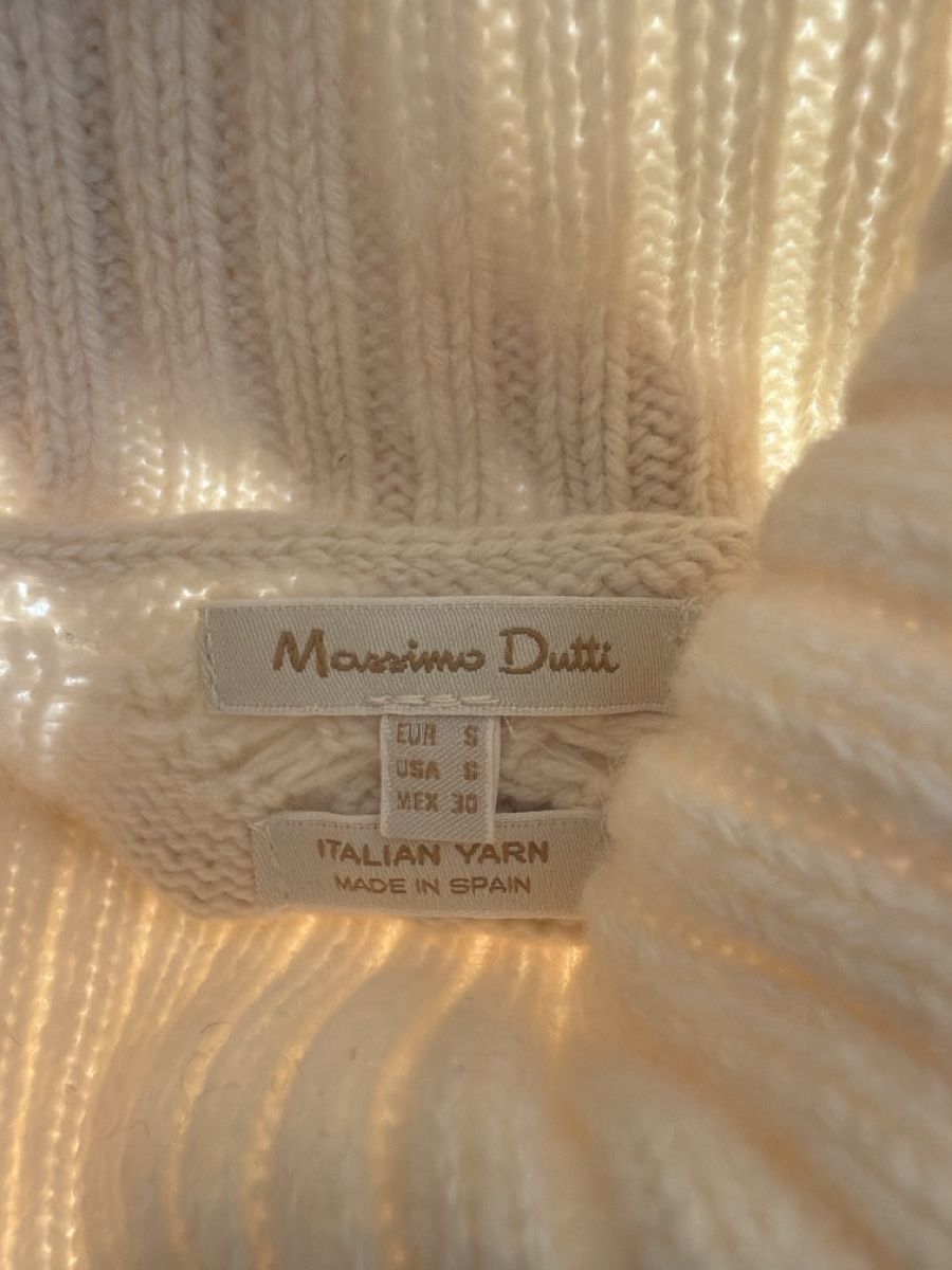 Massimo Dutti Maglioni & Felpe: Massimo Dutti Rollkragenpullover weiss Grösse S neuwertig – Usato da Vorderthal venduto da Diethelm8853 3