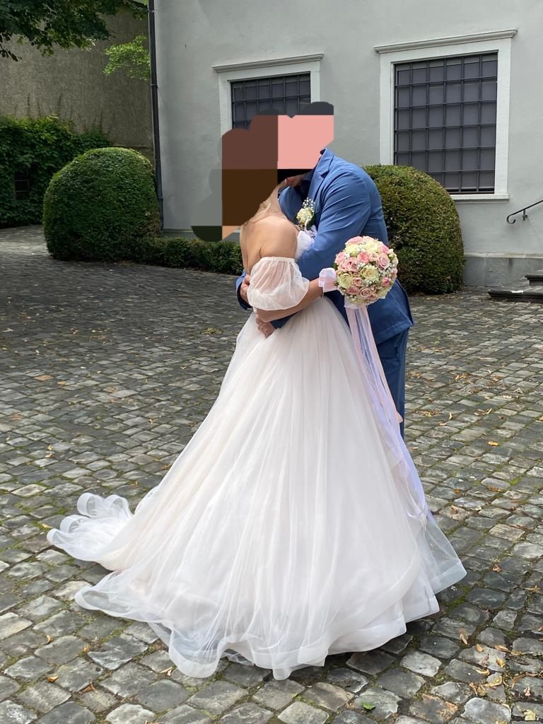 Kleider: Hochzeitskleid Brautkleid hellrosa – Gebraucht aus Goldach von Ram019 1